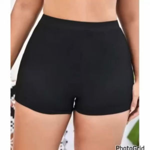 Plus Size Cycling Short Plus Size Skinny Short Plus Size Booty Short (Plain Short)