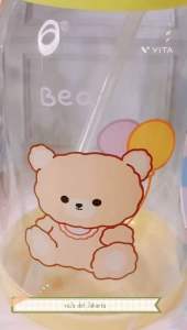 Botol Air Minum Anak Sedotan 600ml Model Tanduk Rusa Lucu / Botol Minum Anak BPA FREE Food Grade