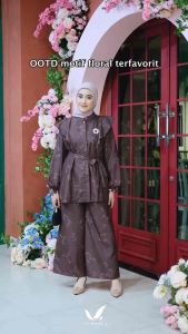 FANIA ONE SET WANITA FULL KANCING AKTIF BUSUI