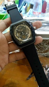 TERLARIS JAM TANGAN PRIA ORIGINAL LEOPARD CHRONOGRAPH WATCH