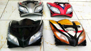 cover bodi depan tameng dada depan blade new karbu blade new fi injeksi original second
