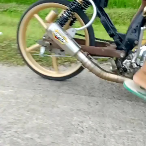 knalpot dpj GP 1 saringan seperempat 1/4 satria Fu Jupiter MX Vixion Sonic cb150r dll