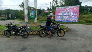 knalpot dpj jigsaw ujung blue leher kolong KLX 150l BF D-Tracker ker ker