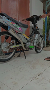 silincer slincer knalpot dpj  jigsaw ujung blue sarteng buat all motor