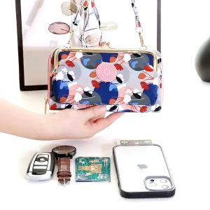 OK Women Fashion 2Way Sling Bag / Long Wallet Casual Ladies Cellphone Shoulder Bag Women Long Wallet