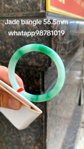 Jade bangle 56.5mm grade A typejade bangle
