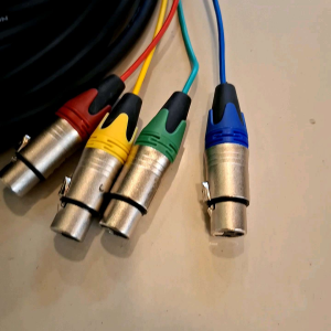 Kabel Snake Linkon 4chanelbpaket konektor male to female 20m