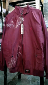 Jaket Harington Taslan Pria Waterproof Tahan Air & Angin