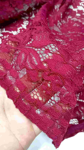 Bahan / Kain Kebaya Brokat Fatmawati Katun Tebal ( Harga Per 50 Cm)