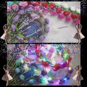 BANDO MAHKOTA BUNGA LED & NON  LED / BANDO BRIDAL SHOWER / BANDO FASHION BUNGA KELILING  / BANDO BUNGA LAMPU LED / BANDANA MAHKOTA / FLOWER CROWN / BANDO BUNGA MAHKOTA LED / BANDO PESTA / BANDO NATAL | FC-9847