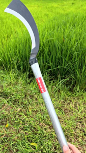 มีดขอหวด ONE เหล็ก SK5 ยาวรวมด้าม26 นิ้วใบมีดทำจาก เหล็ก SK5 ใบมีดมีความคมทนแข็งเหมาะสําหรับพกพาเข้าสวน สามารถฟันไม้ได้