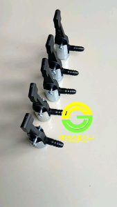 Cop Cup Kepala Pompa Angin Sepeda dan Motor Tekuk dari Aluminium dengan Handle Lock