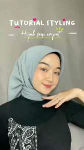Plain Square Hijab Segi Empat Polos Premium