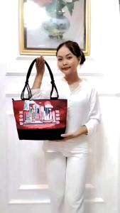 Tas Wanita Tote Bag - Souvenir Oleh-Oleh Hongkong