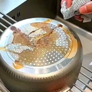 Kain Lap Kawat Serbaguna Bentuk Petak Halus/ Kawat Pembersih Noda Dapur Cuci Piring Panci Wastafel