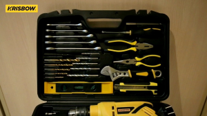 Mesin Bor Listrik Beton Krisbow Set 37 Pcs