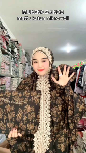 Mukenah Zainab Terusan + Free Tas: Pilihan Modis Untuk Ibu Hamil