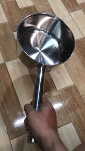 Ca inox 304 cao cấp hàng dày đẹp dùng làm gáo inox múc nước ca múc nước lèo