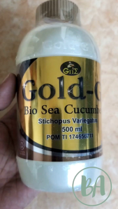 JELLY GAMAT GOLD G 500 ML | 320 ML | 100 ML - JELLY GAMAT 500 ML - GOLD - G SEA CUCUMBER - Gold G 500 ml