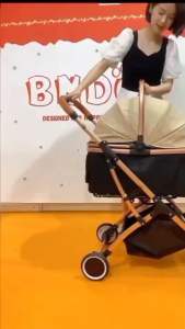 รุ่น ES2 รถเข็นสัตว์เลี้ยงแบบพับได้ รถเข็นสัตว์เลี้ยง 4 ล้อ รถเข็ญมัลติฟังต์ชั่น