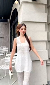 เซทลูกไม้ เนื้อผ้านิ่มใส่สบาย ทรงสวยละมุนมากค่ะ