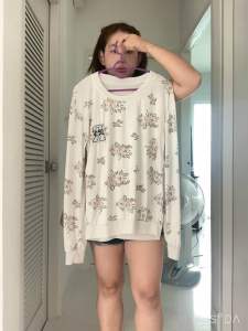 เสื้อแขนยาวผ้านิ่มมากใส่สบาย s m l ใส่ได้เลยค่ะ