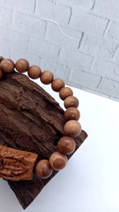 gelang kayu setigi laut ukir bunga Fs006
