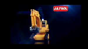 MAINAN ANAK REMOTE CONTROL SPRAY EXCAVATOR 11 CHANNEL RC TRUK BEKO 2.4 GHZ SUARA ASAP PUTAR 360º