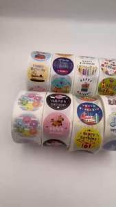 Happy Birthday Sticker-(30pcs) Per Pack
