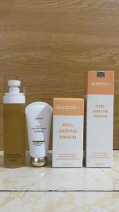 Tẩy tế bào chết ngăn ngừa mụn lão hóa và cải thiện kết cấu da Peel Enzyme papain Gleecos 150ml