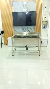 wastafel/ bak cuci piring jumbo ukuran 120x60x80 bahan stanlis tebal
