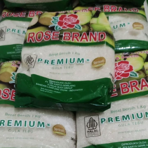 Gula Pasir Rose Brand Hijau Kemasan 1kg