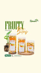 Himari Fruity Bites Keripik Aneka Buah Kering Mix 100gr