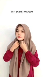 (COD) Jilbab Segiempat Polos Paris Ukuran 115x115cm/Jilbab Segiempat Paris Premium Tepi Lasercut/Segiempat Paris Best Seller