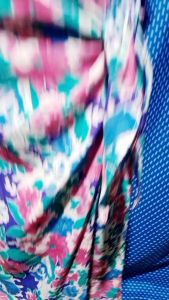 LONGDRESS GAUN PESTA LILIT BIRU BUNGA 342