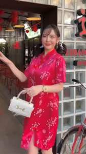 🔥 กี่เพ้าผู้หญิง กี่เพ้าแฟชั่น กี่เพ้าจีน 🔥 กี่เพ้าประยุกต์, เดรสกี่เพ้า, กี่เพ้าสาวอวบ ชุดตรุษจีน