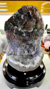 Natural Collection Brazil Rainbow Amethyst Druzy Crystal Jewelry Cave AA29