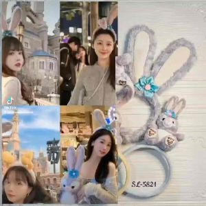 BANDO STELLALOU IMPORT PREMIUM / BANDO BULU TELINGA KELINCI / BANDO BULU BONEKA ELEGAN / RABBIT EARS HEADBAND