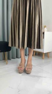 Qwertyzone - Prily Wedges 12 cm / Sandal Tinggi Wanita / Sendal Wedges / Heels Pesta Wanita  MR 06