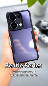 Case + Ring Holder Xiaomi Poco M6 / M6 Pro / M5 / M5s / M4 Pro / M3 Pro / M3 Shockproof Premium Transparan