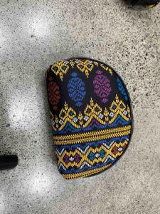 3 PCS Oval Pouch Batik | 3 in 1 | Cosmetic Pouch Organizer