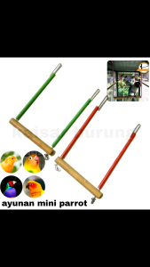 Ayunan Burung Parrot Lovebird mainan burung finch cocktail