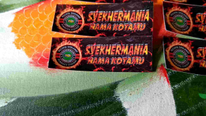 (10 stiker) Stiker Syekher Mania Tema Api Vynil/Hologram Tahan Air Tahan Lama