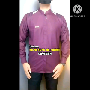 Baju koko pria panjang sage yodha putih polos termurah kemeja koko toyobo remaja hilwa santri