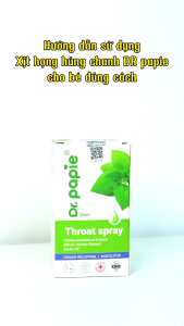 Xịt Họng Húng Chanh Dr.Papie(30ml/chai)