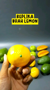 REPLIKA BUAH LEMON (1pcs) / LEMON PALSU / BUAH LEMON / LEMON PAJANGAN
