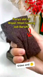 [ 1pc ] Spon Anti Kerak Pembersih Karat Noda Spons Cuci Piring Panci 2 Sisi