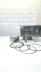BLOK SEHER RACING MX KING/VIXION NVA BORE UP 62 MM