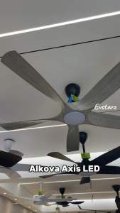 ALPHA ALKOVA AXIS LED 5B 56/48/42 Inches DC Motor Ceiling Fan with Remote Control