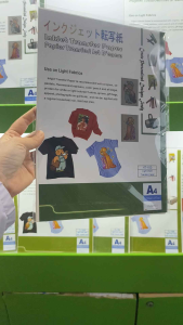 Giấy in chuyển nhiệt khổ A4 (5 tờ) dành cho quần áo sáng màu - Light Inkjet transfer paper HP 150